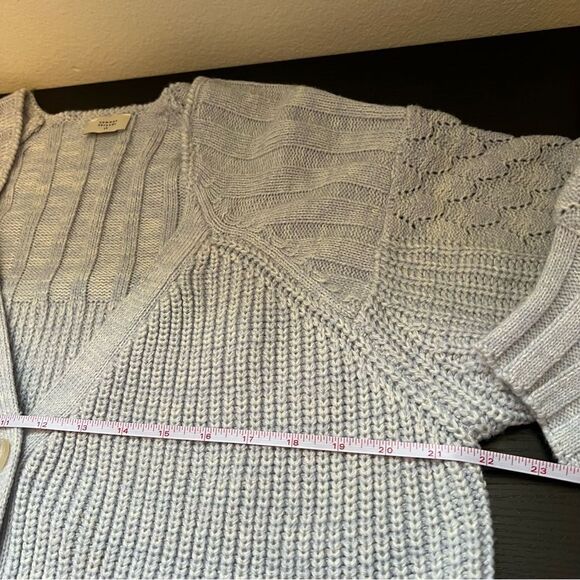 ✨ Common Threads Women’s Light Blue Cardigan Sweater Large Petite - Picture 9 of 10
